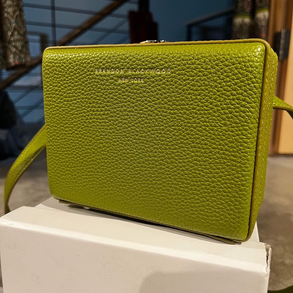 Brandon Blackwood Green Mini Trunk Belt Bag